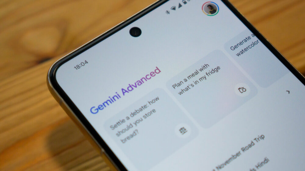 Приложение Gemini Advanced.